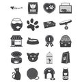 Set of cat icons. Vector illustration decorative background design Royalty Free Stock Photo