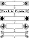 Set celtic frame Royalty Free Stock Photo