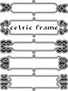 Set celtic frame Royalty Free Stock Photo