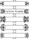 Set celtic frame Royalty Free Stock Photo
