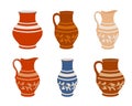 Set of ceramic crockery.