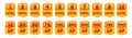 Set of cheese game level ui icons score experience