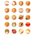 set of chef icons. Vector illustration decorative design