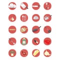 set of chef icons. Vector illustration decorative design