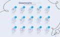 Set of Chemistry lab, Idea and Teamwork line icons for web app. Pictogram icon. Vector