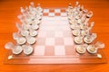 Set of chess figures Royalty Free Stock Photo