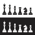 Set of chess pieces (chessmen),