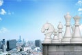 Set of chessmen Royalty Free Stock Photo