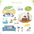 Flat type Childminder women_relax