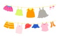 Set of children clothes