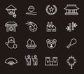 Set of China related icons