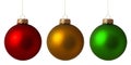 Set Christmas baubles Royalty Free Stock Photo