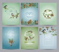 Set of Christmas Brochures and Cards