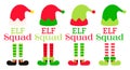 Set of Christmas Elf Squad