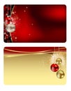 Set of christmas / New Year banners (cards) Royalty Free Stock Photo