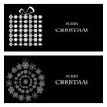 Set of Christmas and New Year banners