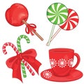 Christmas sweets red green candy