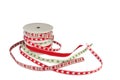 Set of Christmas ribbons patterns