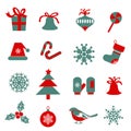 Set of Christmas symbols.