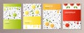 Set of citrus fruit design templates with geometric elements in Memphis style. Lime, lemon, orange, grapefruit. Trending Royalty Free Stock Photo