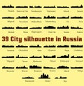 Set of 39 City in Russia ( Moscow, Yekaterinburg, Vladivostok, Ufa, Grozny, Voronezh, Volgograd, Belgorod )