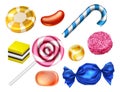 Candy Sweets Set Royalty Free Stock Photo
