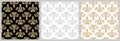 Set of Classic Orient Seamless Vector Patterns