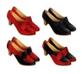 Set of classic shoes for women