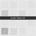 Set of Classic simple Seamless Geometric Patterns