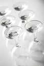 Empty wineglasses Royalty Free Stock Photo