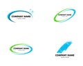 Set of Cleaning Service Business logo design Royalty Free Stock Photo