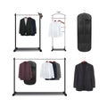 Set of clothes racks