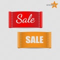 Set of clothing labels Vector Royalty Free Stock Photo