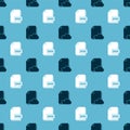 Set Cloud storage text document and DOC file document on seamless pattern. Vector Royalty Free Stock Photo