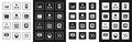 Set Cloud technology data transfer, Software, Data analysis, Broken file, and Folder tree icon. Vector