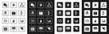 Set Cloud technology data transfer, Software, Server, Data, Web Hosting, Folder and lock, Filter setting, analysis and Royalty Free Stock Photo