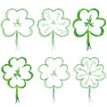 Set of clovers