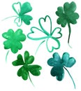 Set of clovers