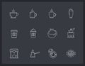 Coffee Line Icons