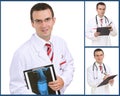 Set (collage) of doctor