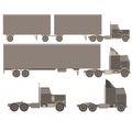 Set, collection, pack trucks