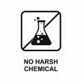 No harsh chemical skincare icon for medical product