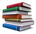 Set of color books Royalty Free Stock Photo
