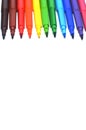 The set of color felt-tip pens. Royalty Free Stock Photo