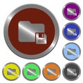 Color save folder buttons