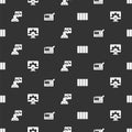 Set Color palette guide, Web development, Front end and UI UX design on seamless pattern. Vector Royalty Free Stock Photo