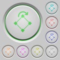 Rotate element push buttons Royalty Free Stock Photo