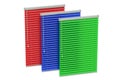 Set of colored blinds