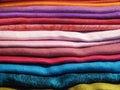 Set of colored clothes