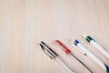 Set of colored pens Royalty Free Stock Photo